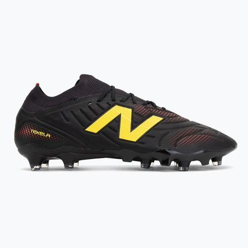 Scarpe da calcio New Balance Tekela Pro Low V5 FG black 100/punch yellow/fire cracker