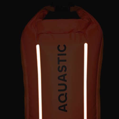 Boa di sicurezza per il nuoto con tasca AQUASTIC double-chamber orange