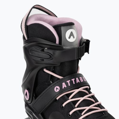 Pattini in linea da donna ATTABO Cyclone Alu pink
