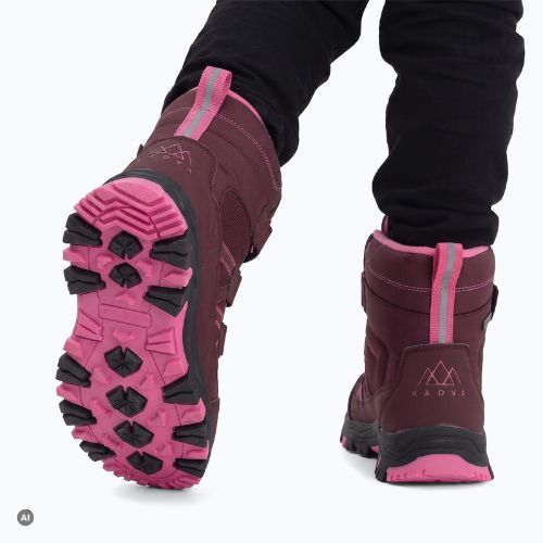Stivali da neve per bambini KADVA Snowey Mid WP rosa