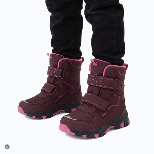 Stivali da neve per bambini KADVA Snowey Mid WP rosa
