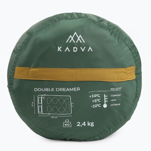 Sacco a pelo matrimoniale KADVA Double dream green