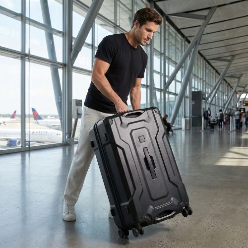 Valigia da viaggio KADVA Roca 120 l nera