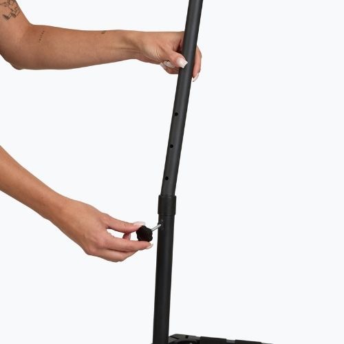 Trampolino XTREXO Hop&Side pieghevole nero