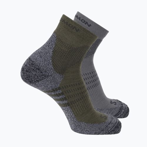 Calzini Salomon X Ultra Access Quarter 2 pairs excalibur/olive night