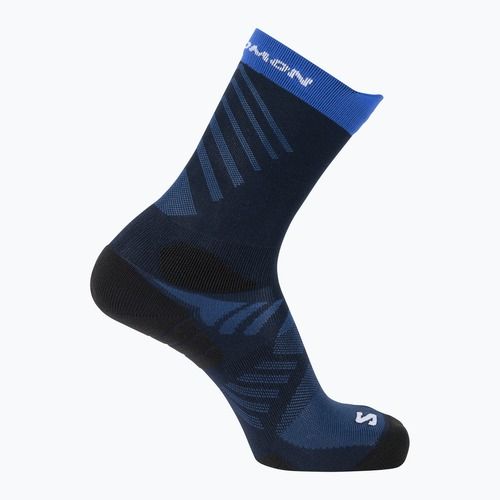 Calzini Salomon Aero Crew maritime blue/bluing/white