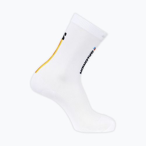 Calzini Salomon Pulse Race Flag Crew white