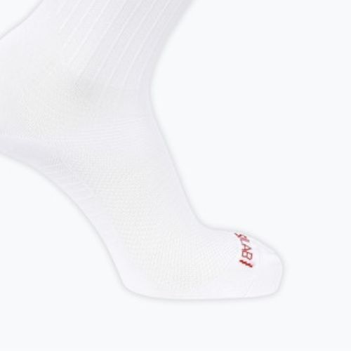 Calzini Salomon S/Lab Phantasm Crew 3 white/fiery red