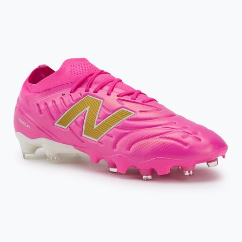 Scarpe da calcio New Balance Tekela Pro Low V5 FG pink heat/metallic gold/pink satin