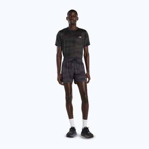Pantaloncini da corsa da uomo New Balance RC Printed 5" black/grey