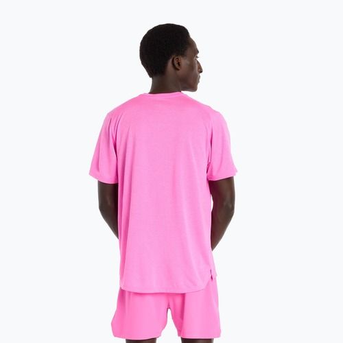 Maglietta da uomo New Balance Athletics Run pink heat heather