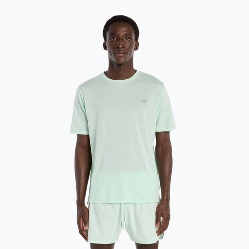 Maglietta da uomo New Balance Athletics Run cosmic jade heather