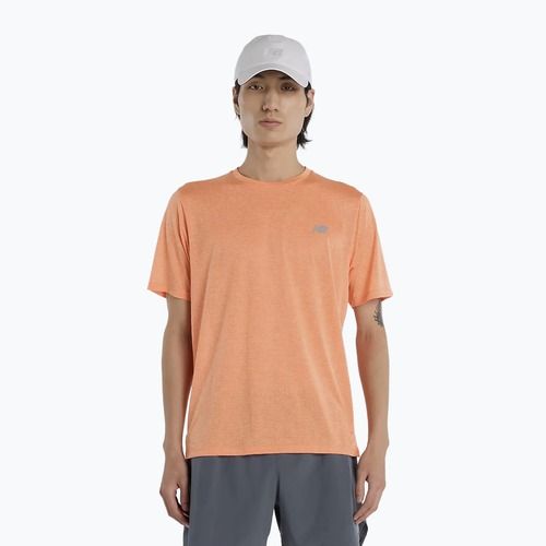 Maglietta da uomo New Balance Athletics Run tangerine heat