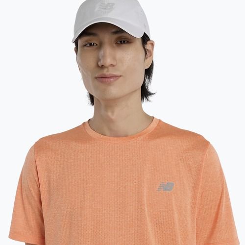 Maglietta da uomo New Balance Athletics Run tangerine heat