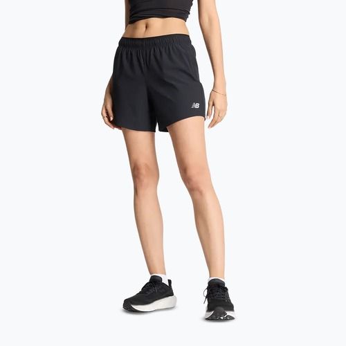 Pantaloncini da corsa da donna New Balance RC 5" black/white