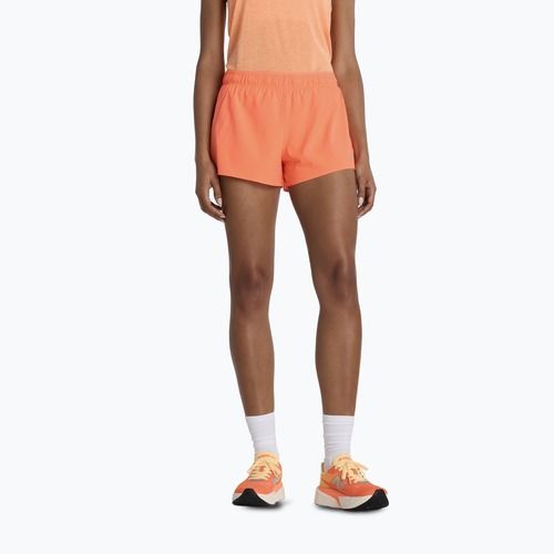 Pantaloncini da donna New Balance RC Seamless 3" tangerine heat