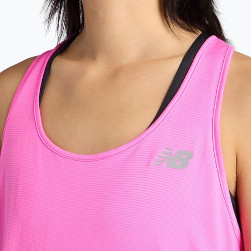 Maglietta da running da donna New Balance Sport Essentials Tank pink heat