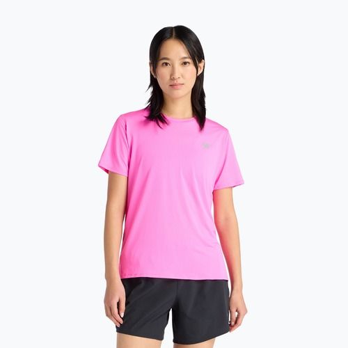 Maglietta da running da donna New Balance Essentials pink heat