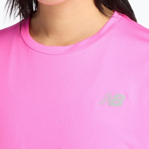 Maglietta da running da donna New Balance Essentials pink heat