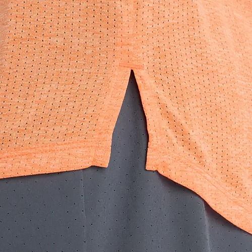 Maglietta da donna New Balance Athletics tangerine heat
