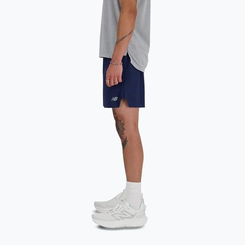 Pantaloncini da corsa da uomo New Balance RC Seamless 7" navy