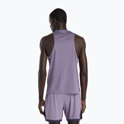 Maglietta da uomo New Balance Singlet Athletics candied violet heather