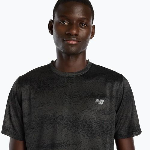 Maglietta da uomo New Balance Athletics Printed black/grey