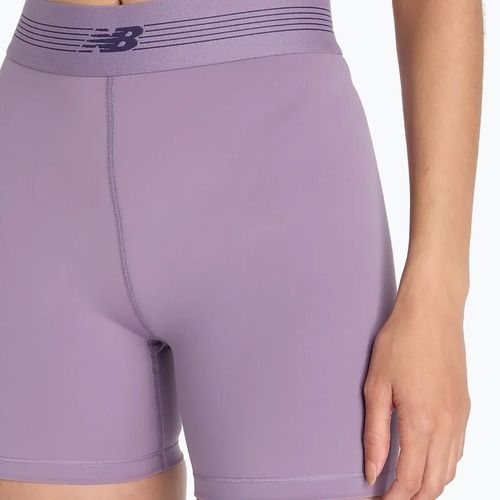 Pantaloncini da donna New Balance AC Fitted 5" candied violet