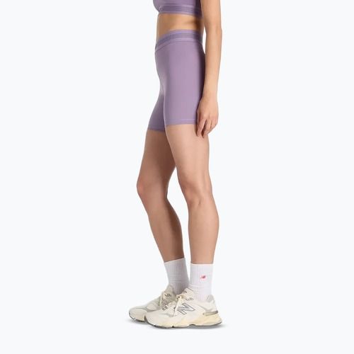 Pantaloncini da donna New Balance AC Fitted 5" candied violet