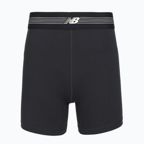 Pantaloncini da donna New Balance AC Fitted 5" black/white