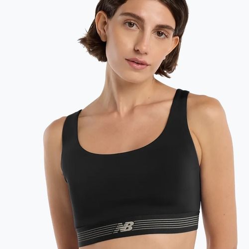 Reggiseno sportivo New Balance AC Train black/white