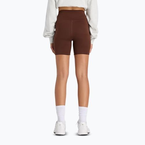 Pantaloncini da donna New Balance Harmony High Rise pumpernickel