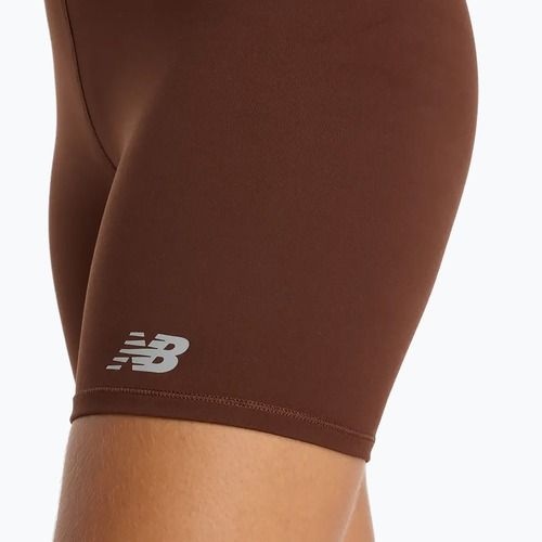 Pantaloncini da donna New Balance Harmony High Rise pumpernickel
