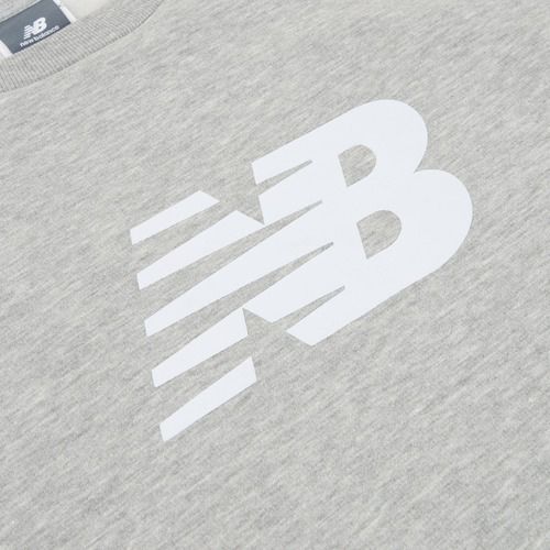 Felpa da uomo New Balance Sport Core Brushed Crew reflection/white/light arctic grey