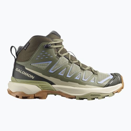 Scarpe da trekking da donna Salomon X Ultra 360 Edge Mid GTX tea/deep lichen green