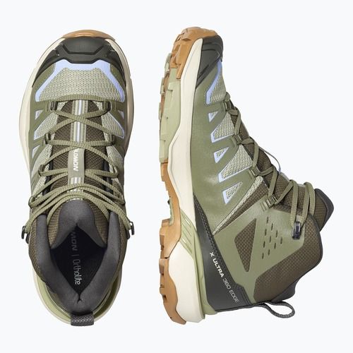 Scarpe da trekking da donna Salomon X Ultra 360 Edge Mid GTX tea/deep lichen green