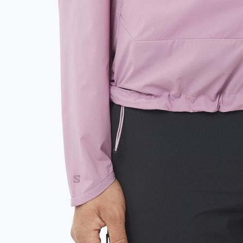 Giacca antivento da donna Salomon Outwind Full Zip valerian