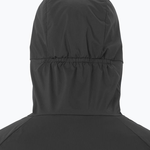 Giacca antivento da uomo Salomon Outwind Full Zip nero profondo
