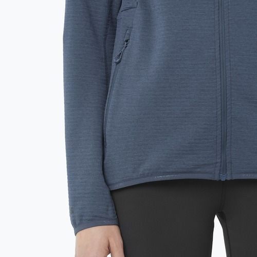 Felpa in pile da donna Salomon Lightwarm Full Zip blue nights