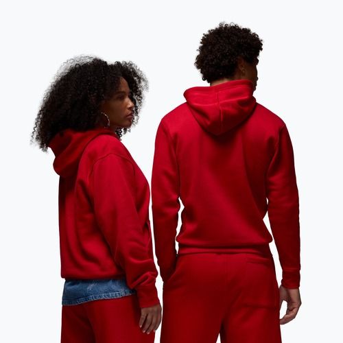 Felpa da uomo Nike Jordan Brooklyn Fleece gym red/white