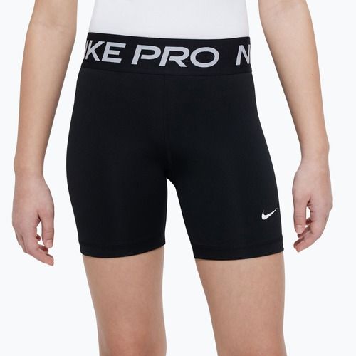 Pantaloncini per bambini Nike Pro Dri-Fit 5" carbon black/white