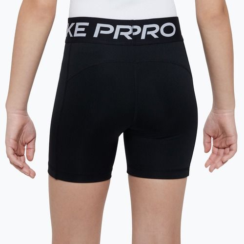 Pantaloncini per bambini Nike Pro Dri-Fit 5" carbon black/white