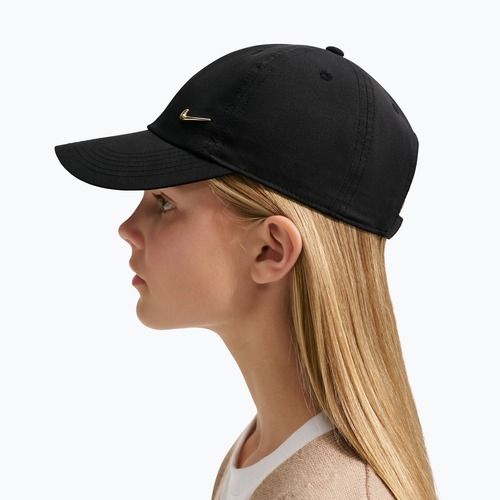 Cappellino con visiera per bambini Nike Dri-FIT Club black/flt gold