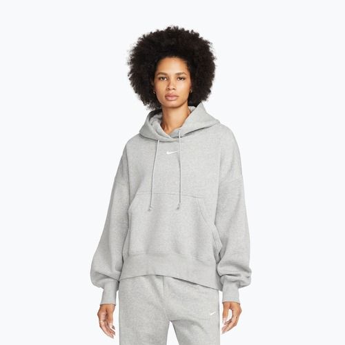 Felpa da donna Nike Sportswear Phoenix Fleece Oversized dark grey heather/sail