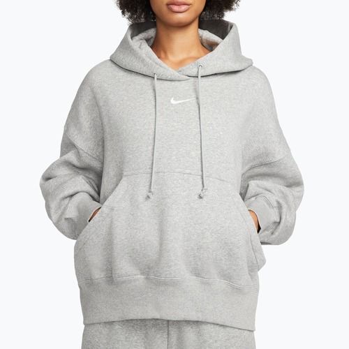 Felpa da donna Nike Sportswear Phoenix Fleece Oversized dark grey heather/sail