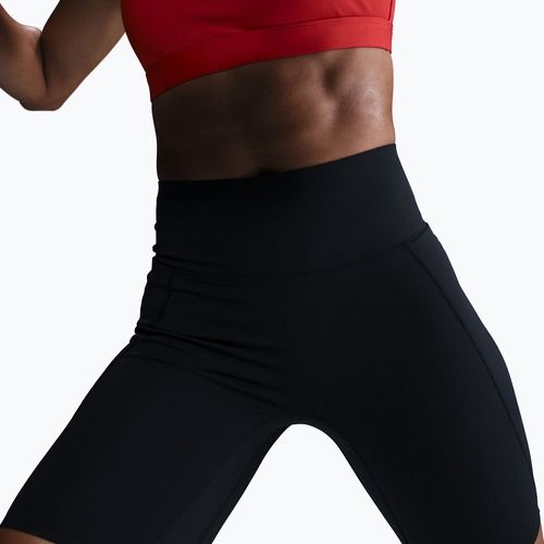 Pantaloncini da allenamento da donna Nike Universa High Waisted Biker 8" black/anthracite/dark smoke grey