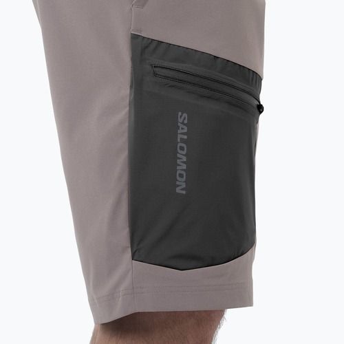 Pantaloncini da trekking da uomo Salomon Outerpath Utility iron