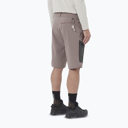 Pantaloncini da trekking da uomo Salomon Outerpath Utility iron