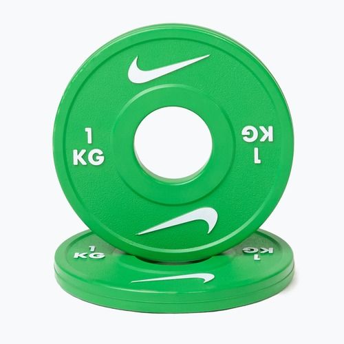 Carico Nike Strength Change Plates 2 x 1 kg green/white
