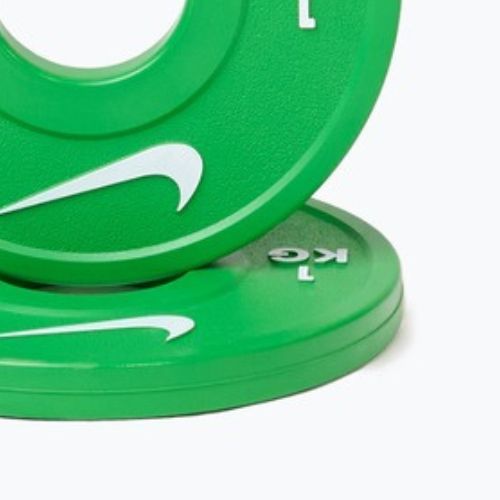 Carico Nike Strength Change Plates 2 x 1 kg green/white